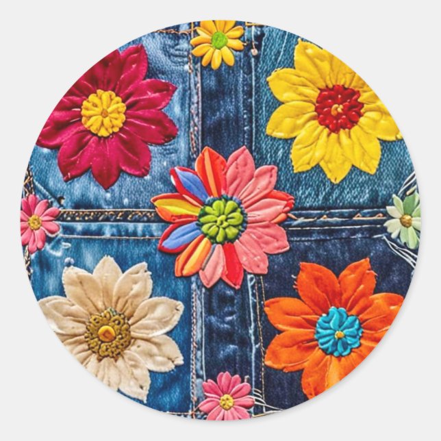 Pegatina Redonda Sticker's for Kids' Party (Anverso)