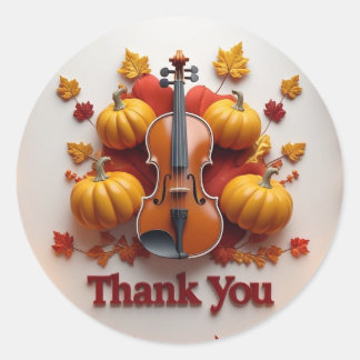 Pegatina Redonda Stickers & Labels Christmas Pumpkins and Voilen