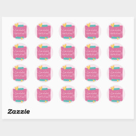 Pegatina Redonda Stickers para regalos