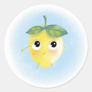 Pegatina Redonda Stickers Petit Citron
