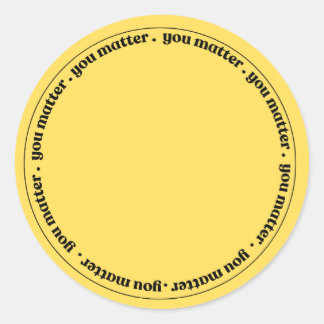 Pegatina Redonda Stickers: You Matter from The Program