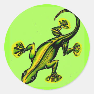 Pegatina Redonda Stik like-a-lizard
