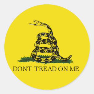 Pegatina Redonda Stikers patrióticos