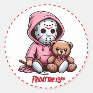 Pegatina Redonda Stikers Venerdì 13