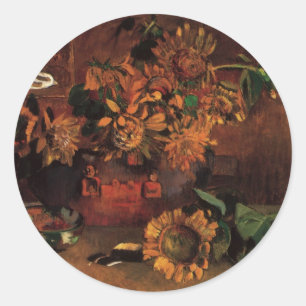 Pegatina Redonda Still Life with L'Esperance (Esperanza) de Paul Ga