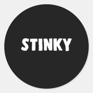 Pegatina Redonda Stinky