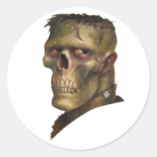 Pegatina Redonda Stitches