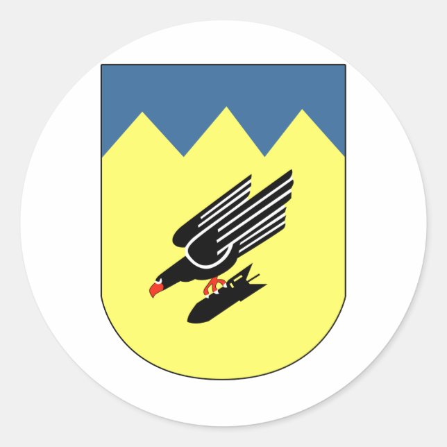 Pegatina Redonda Sturzkampfgeschwader 77 9. Plantilla SG 77 (Anverso)