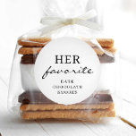 Pegatina Redonda Su boda favorita favorece a los Pegatinas editable<br><div class="desc">¡Añade estas etiquetas de personalizable a tus goles favoritas! Crea a sus pegatinas y a su círculo redondo. Hágale saber a todos sus bodas sus dulces favoritos.</div>