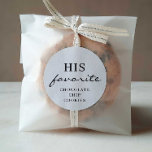 Pegatina Redonda Su boda favorita favorece a los Pegatinas editable<br><div class="desc">¡Añade estas etiquetas de personalizable a tus goles favoritas! Crea a sus pegatinas y a su círculo redondo. Hágale saber a todos sus bodas sus dulces favoritos.</div>