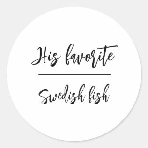 Pegatina Redonda Su canto favorito favorece a los deportistas de bo