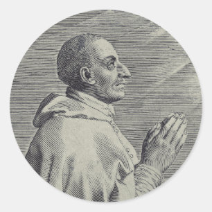 Pegatina Redonda Su Eminencia San Carlos Borromeo