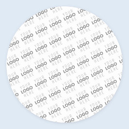 Pegatina Redonda Su imagen/logotipo iluminado automáticamente + pat