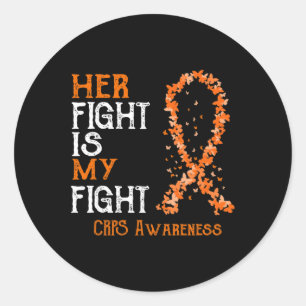 Pegatina Redonda Su Lucha Es Mi Conciencia De Los Crps De Lucha