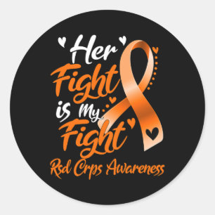 Pegatina Redonda Su Lucha Es Mi Conciencia De Rsd Crps