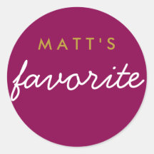 "Su" refrigerio favorito Magenta Gold