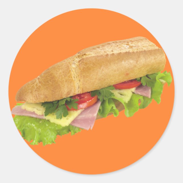 Pegatina Redonda Sub (Anverso)