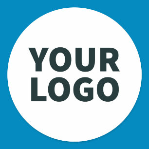 Pegatina Redonda Sube tu logotipo