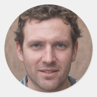 Pegatina Redonda Subir encima