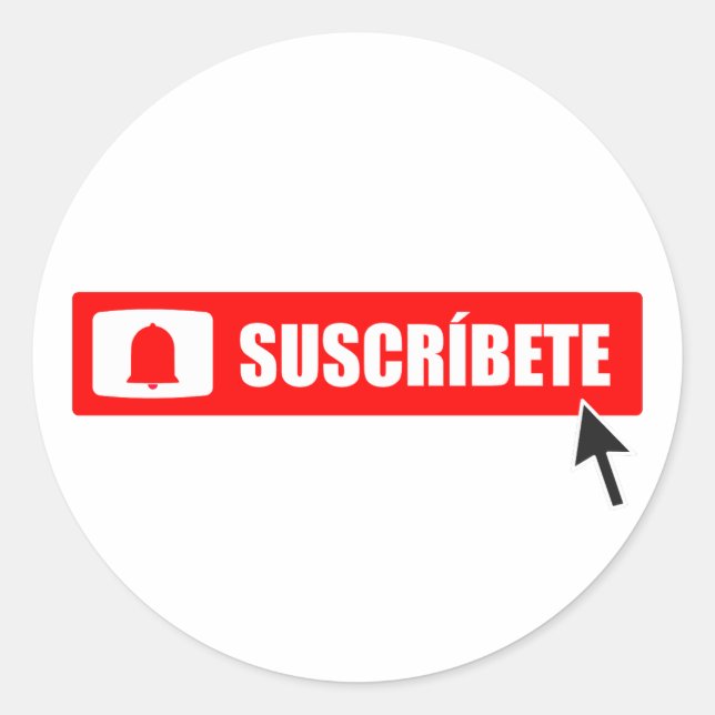 Pegatina Redonda subscription  (Anverso)