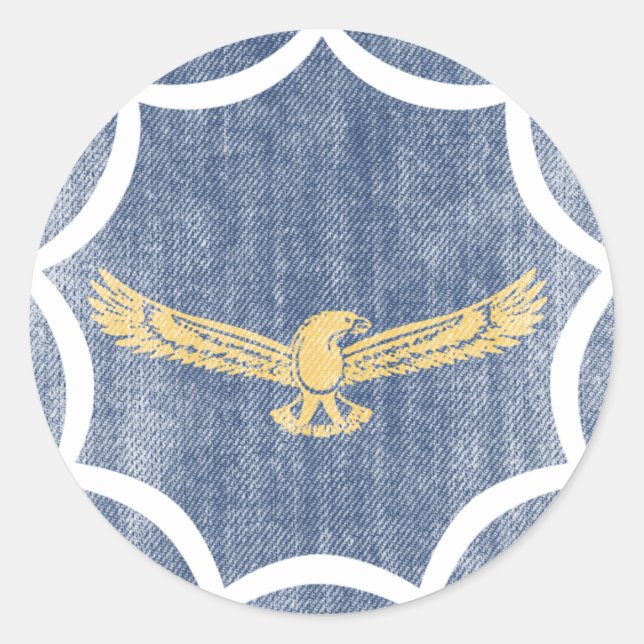 PEGATINA REDONDA SUDÁFRICA (Anverso)