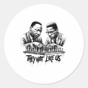 Pegatina Redonda Sueño como Luther King