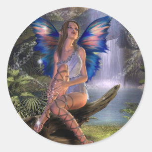 Pegatina Redonda Sueño del día (pegatinas)