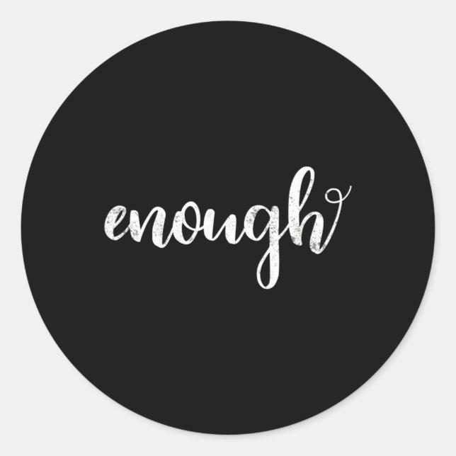 Pegatina Redonda Suficiente Naranja de uso de control de armas cont (Anverso)