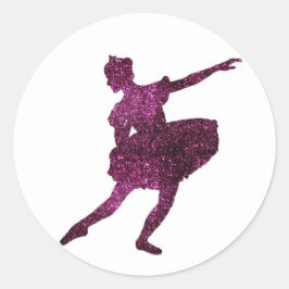 Pegatina Redonda Sugar Plum Fairy
