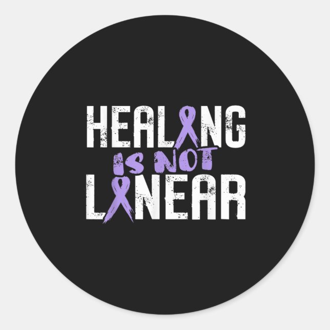 Pegatina Redonda Suicide Awareness Suicide Prevention Suprt Survivo (Anverso)