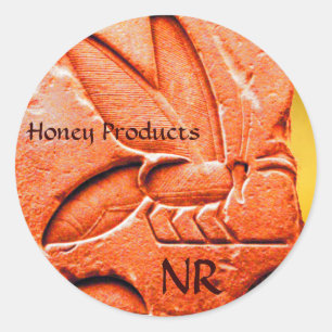 PEGATINA REDONDA SUMINISTROS ANTIGÜEDADES EGIPCIAS DE AZOTE DE AZOT