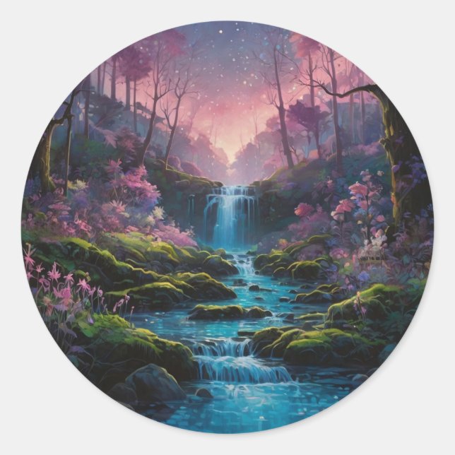 Pegatina Redonda Suministros de ajuste de regalo > Pegatinas y etiq (Anverso)