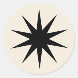 Pegatina Redonda Suministros de vendedor de marca de poshmark, pega