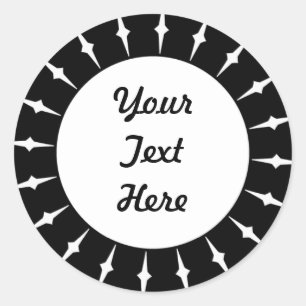 Pegatina Redonda SunBurst 05