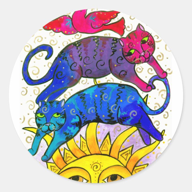 Pegatina Redonda Sundance (Anverso)