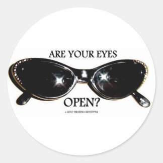 PEGATINA REDONDA SUNGLASSES DIAMANTE DE IMITACIÓN