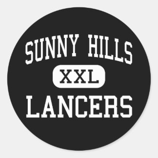 Pegatina Redonda Sunny Hills - Lancers - High - Fullerton