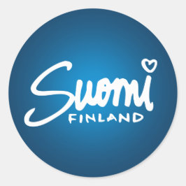 Pegatina Redonda Suomi Finlandia 2