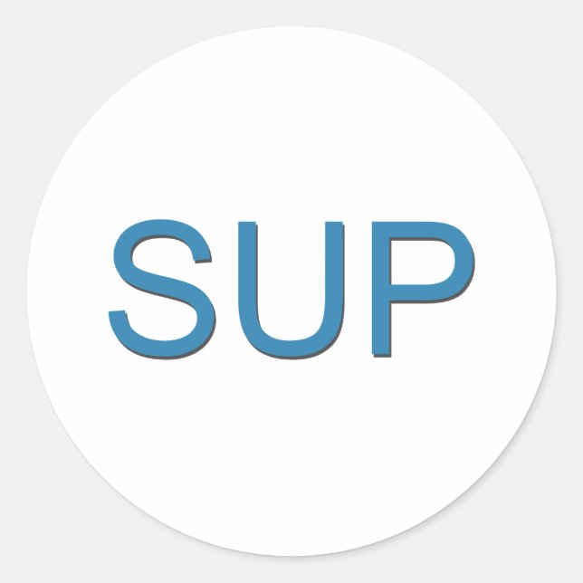 Pegatina Redonda SUP (Placa de apoyo) (Anverso)