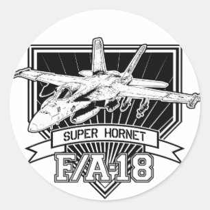 Pegatina Redonda Super Cuerno F18