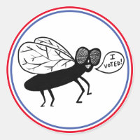 ¡Super Fly dice que he votado! Azul blanco rojo