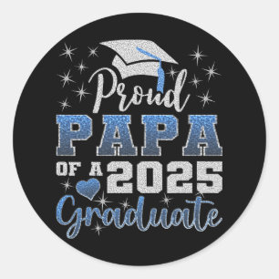 Pegatina Redonda Súper Orgulloso Papá De La Impresionante Familia C