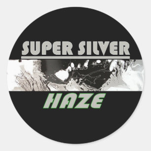 PEGATINA REDONDA SUPER SILVER HAZE