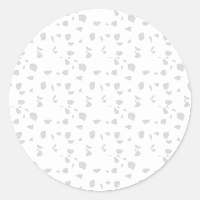 Pegatina Redonda Supercomida, mercurio (Anverso)