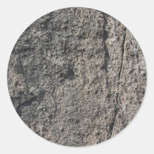 Pegatina Redonda Superficie rocosa dura