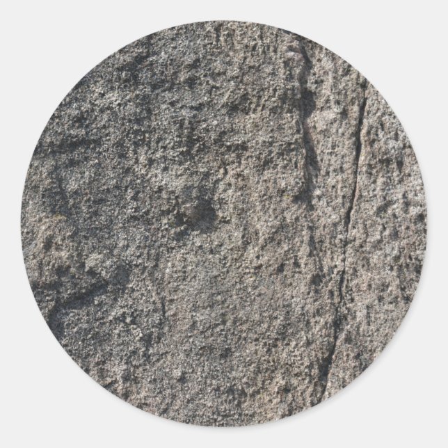 Pegatina Redonda Superficie rocosa dura (Anverso)