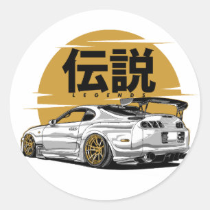 PEGATINA REDONDA SUPRA DRIFT LEGEND