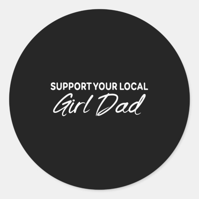 Pegatina Redonda Suprt Your Local Apparel  (Anverso)