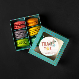 Pegatina Redonda Surf Boho Retro Summer | Gracias