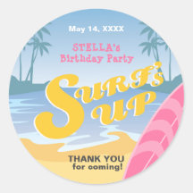 Surf's up Girly Birthday Party